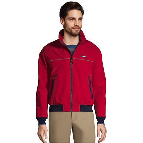 Lands' End Jackets & Coats New Landsend Medium Red Classic Squall